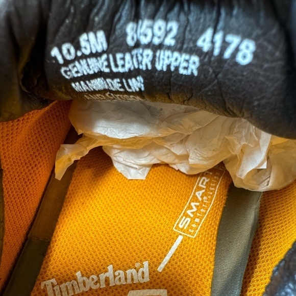 TIMBERLAND Smart Oxford Shoes Cognac 10.5 - Picture 14 of 14